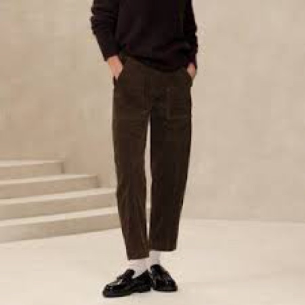 Banana Republic Corduroy Barrel Pants Sz 6